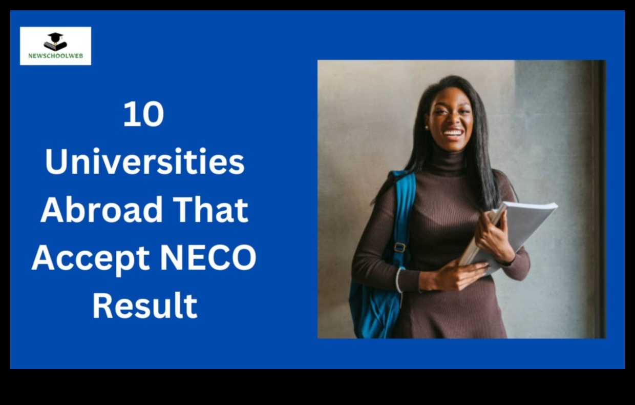 can i use neco result to study abroad